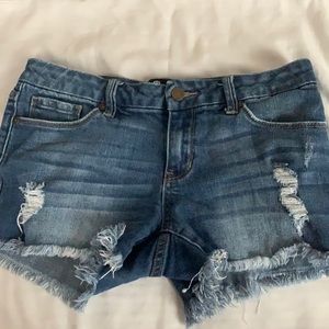 denim shorts